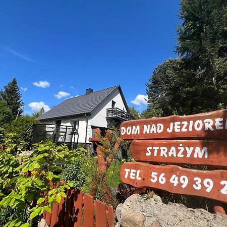Dom Nad Jeziorem Strazym Zbiczno Exteriör bild
