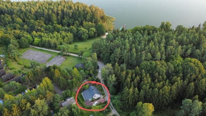 Dom Nad Jeziorem Strazym Zbiczno Exteriör bild